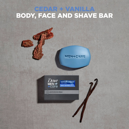 Dove Men+Care Midnight Classico Hand & Body Face + Shave Bar