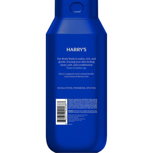 Harry's Men's Body Wash Stone - Charcoal & Lime