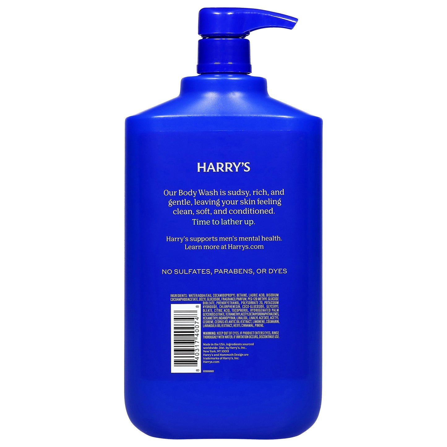 Harry's Men's Body Wash Wildlands - Sandalwood & Cypress