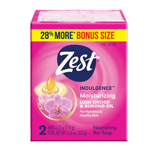 Zest Indulgence Nourshing Bar Soap - Orchid & Almond Oil