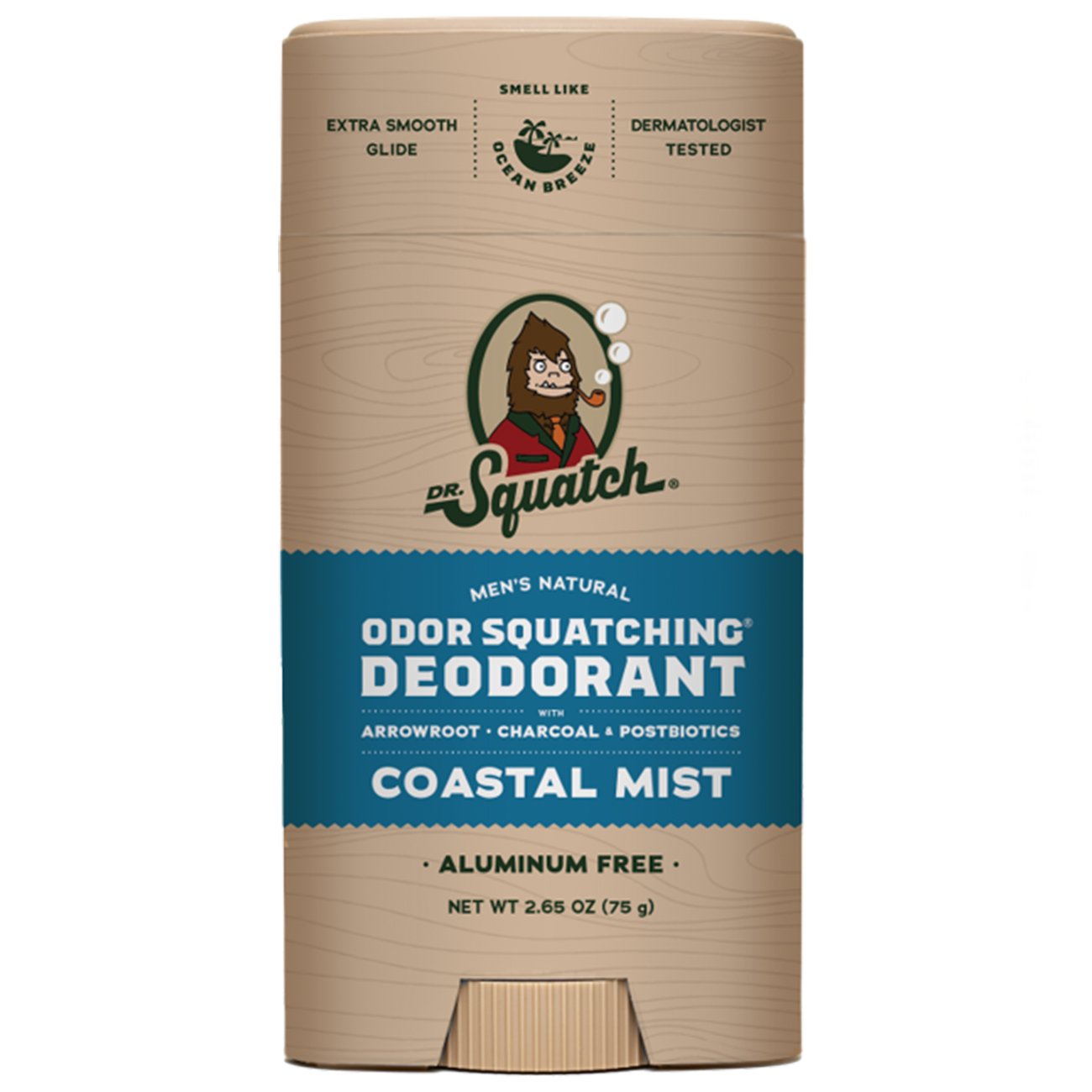 Dr Squatch Men's Natural Aluminum Free Deodorant - Coastal Mist