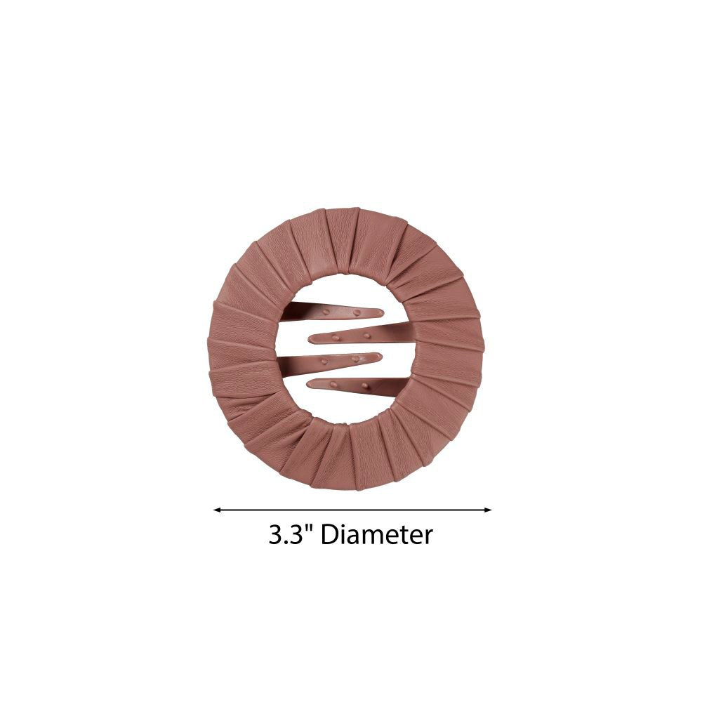 Scunci All Day Hold Hair Pop Claw Clip Barrette - Brown