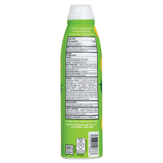 H-E-B Oxybenzone Free Pineapple Sunscreen Spray - SPF 50