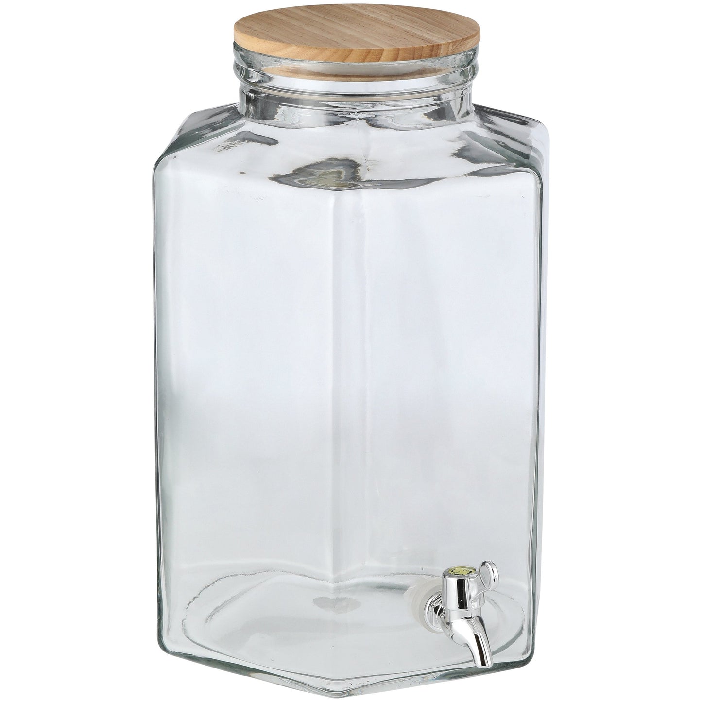 our goods Hexagon Glass Beverage Dispenser