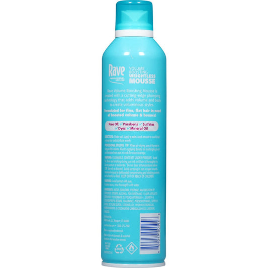 Rave Volume Boosting Weightless Styling Mousse