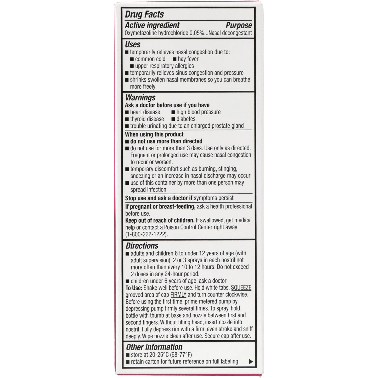 H-E-B No Drip 12hr Relief Nasal Spray