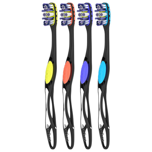 Colgate 360 Advanced Floss Tip Toothbrush Soft 4 Pack