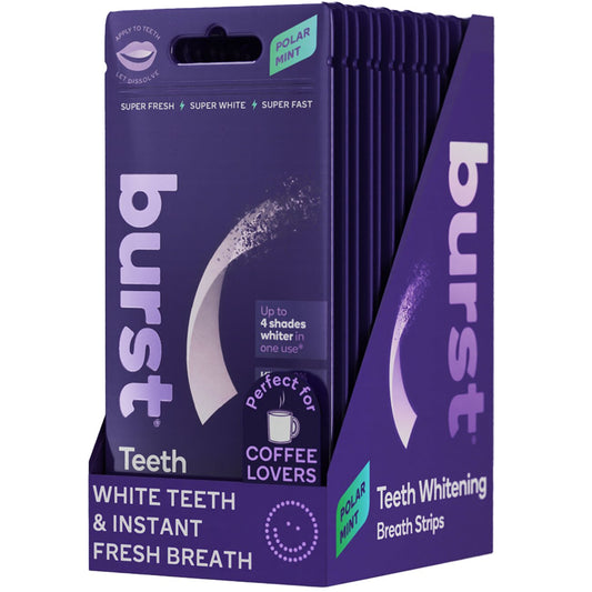 Burst Dissolving Teeth Whitening Breath Strips
