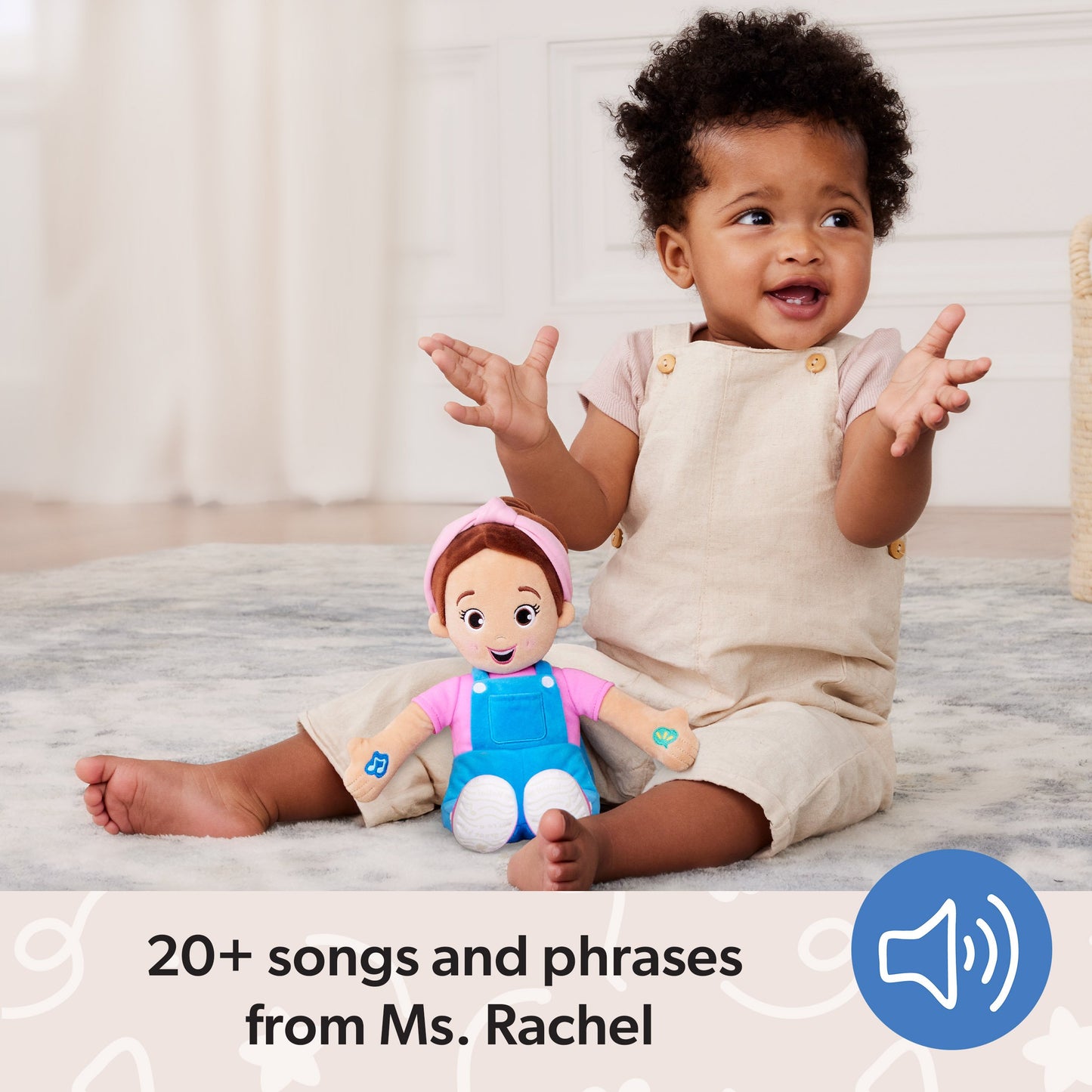 Spin Master Toys Ms. Rachel Speak & Sing Doll