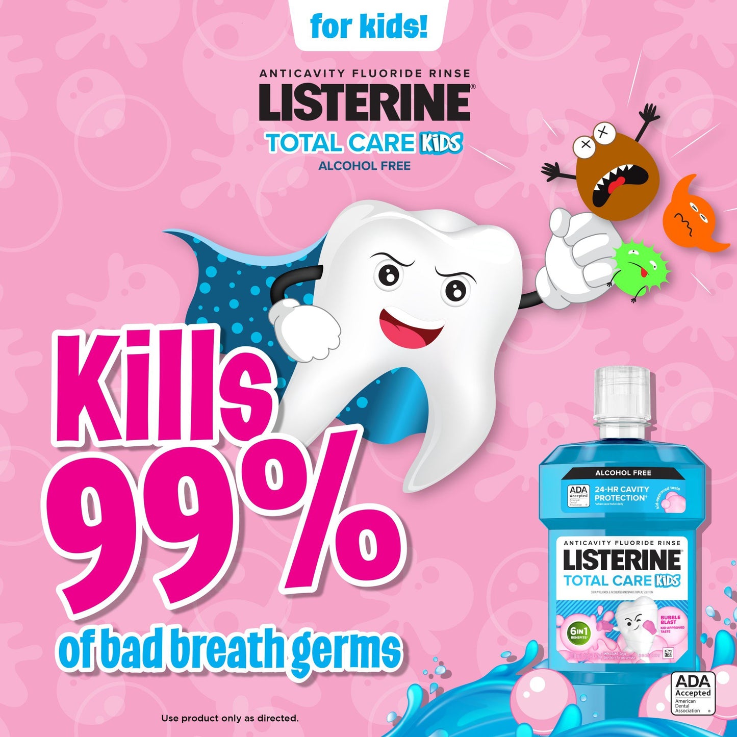 Listerine Total Care Kids Bubble Blast