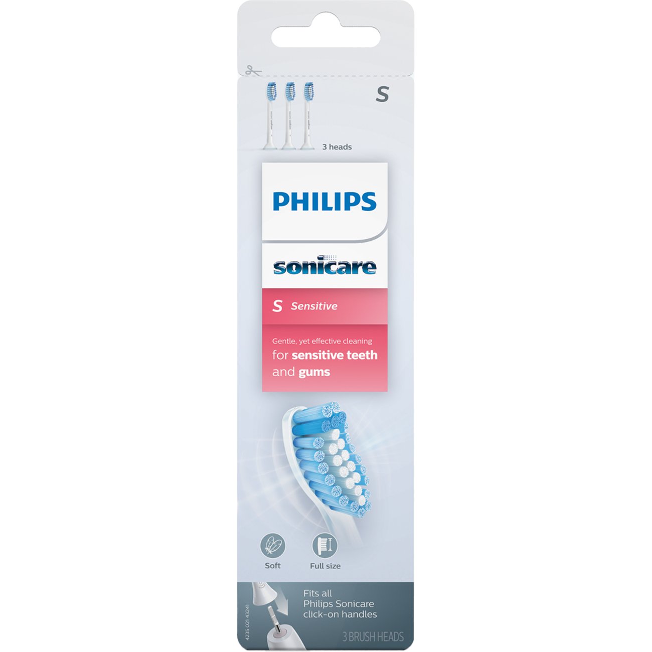 Philips Sonicare Sensitive Replacement Electric Toothbrush Heads