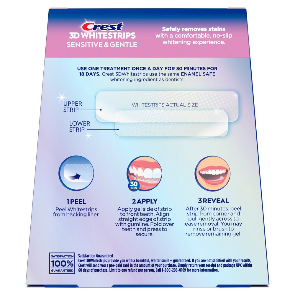 Crest 3D White Sensitive & Gentle Whitestrips