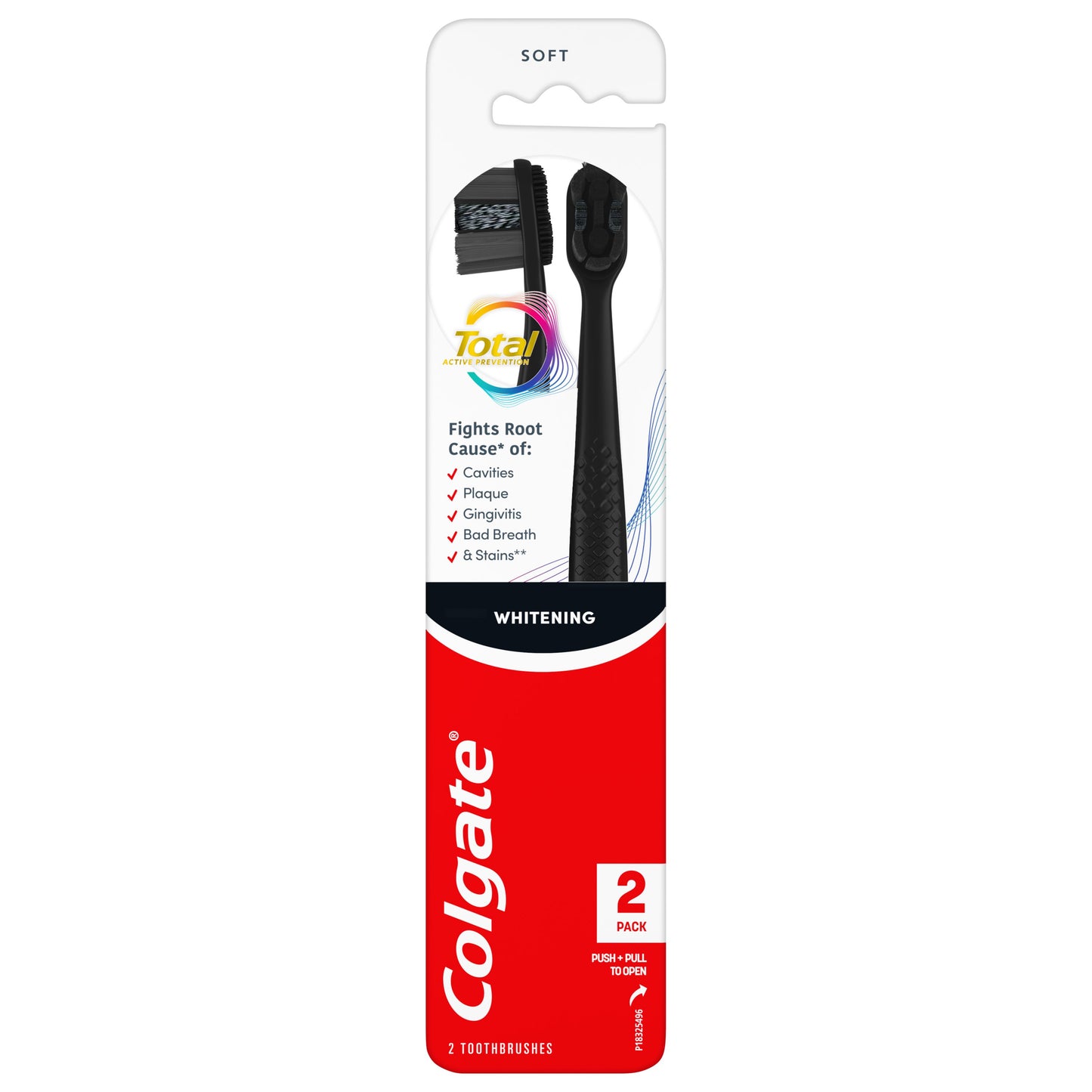 Colgate Total Whitening Toothbrush 2 Count
