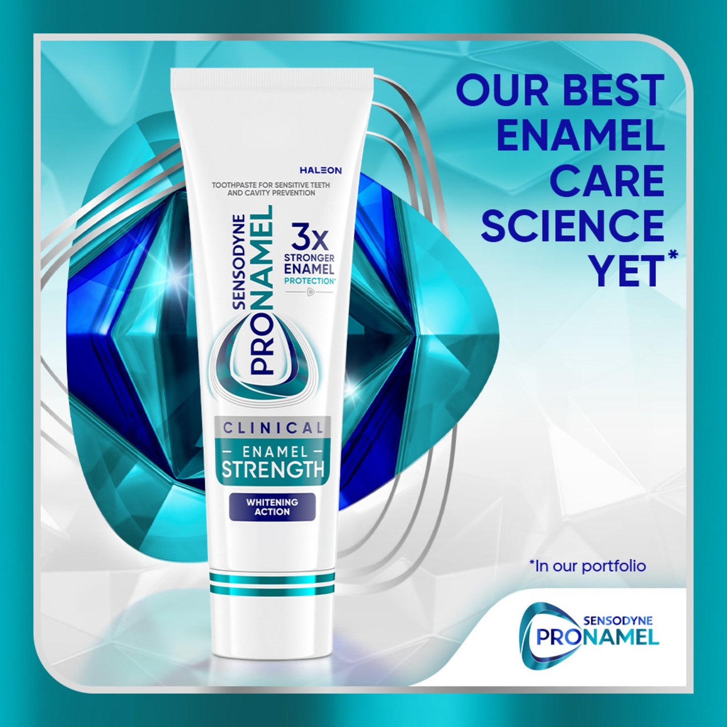 Sensodyne Pronamel Clinical Enamel Strength Toothpaste, Whitening
