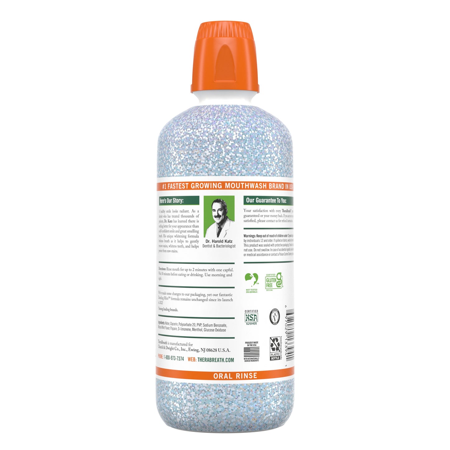 Therabreath Dazzling Mint Oral Rinse