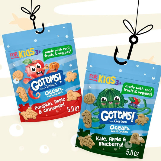 Get'ems Ocean World Cookies - Pumpkin Apple & Cinnamon
