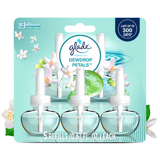 Glade Glade Plug In Scented Oil Refill - Dewdrop Petals - 3.35 oz