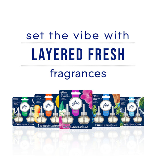 Glade Plug In Scented Oil - Fresh Jasmine & Honeysuckle - 3.35 oz