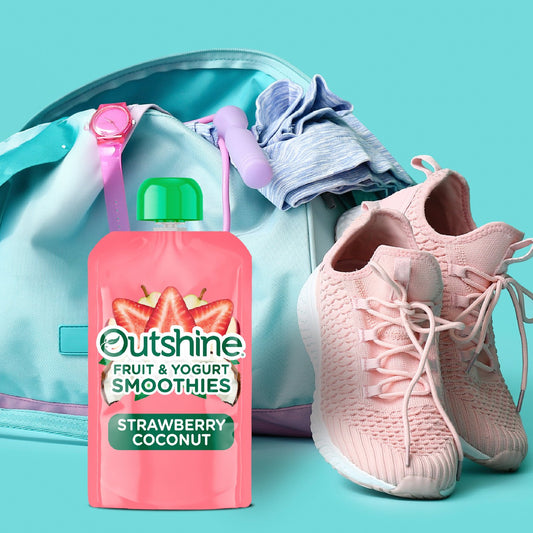 Outshine Fruit & Yogurt Smoothies - Strawberry Coconut, 3.5 oz Pouches