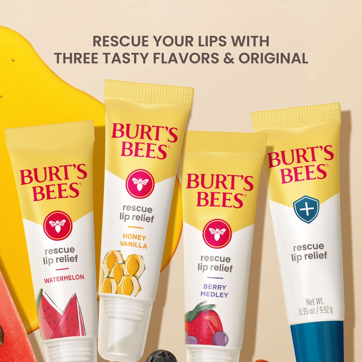Burt's Bees Medley Rescue Lip Relief Lip Balm