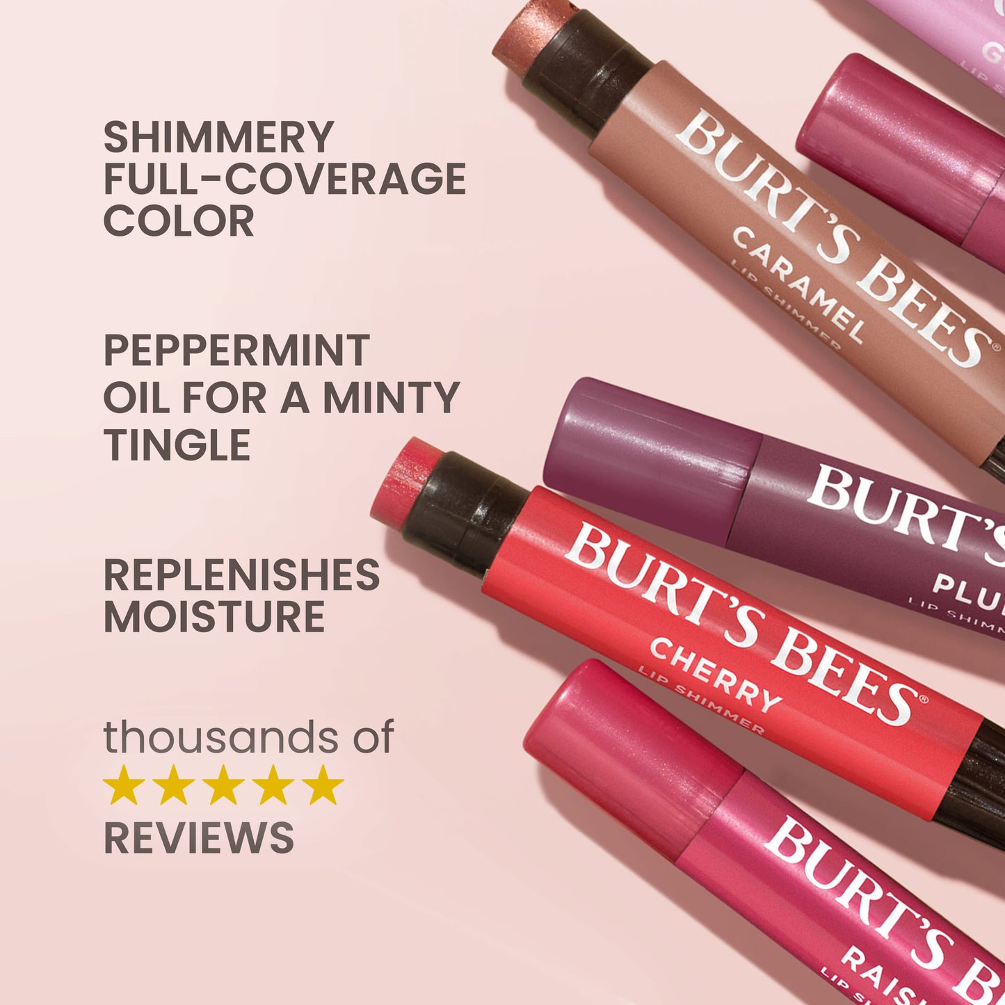 Burt's Bees Lip Shimmer - Caramel
