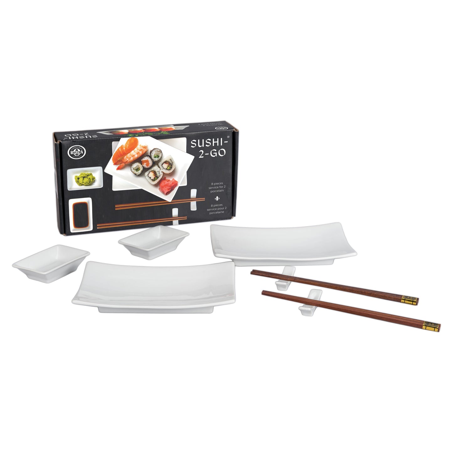 BIA Cordon Bleu Sushi-2-Go Plate Set