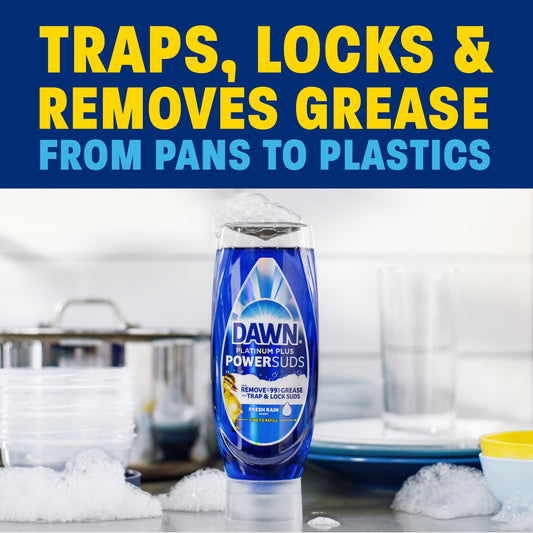 Dawn Platinum Plus Power Suds - Fresh Rain