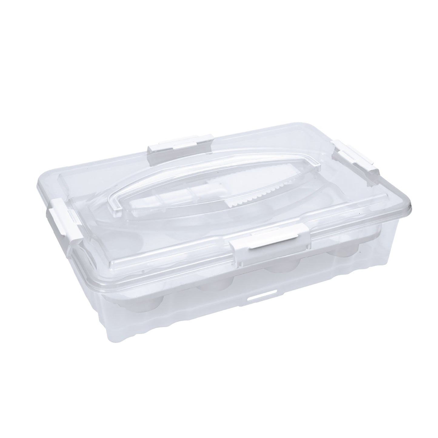 Buddeez Rectangle Cake & Cupcake Food Carrier