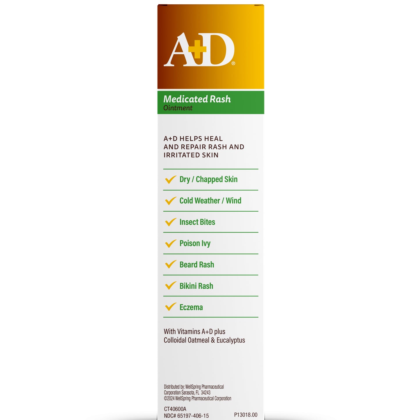 A+D Medicated Rash Ointment with Collodal Oatmeal & Eucalyptus