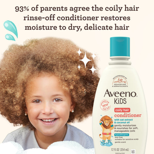 Aveeno Kids Coily & Curly Hair Sensitive Leave-in Conditioner