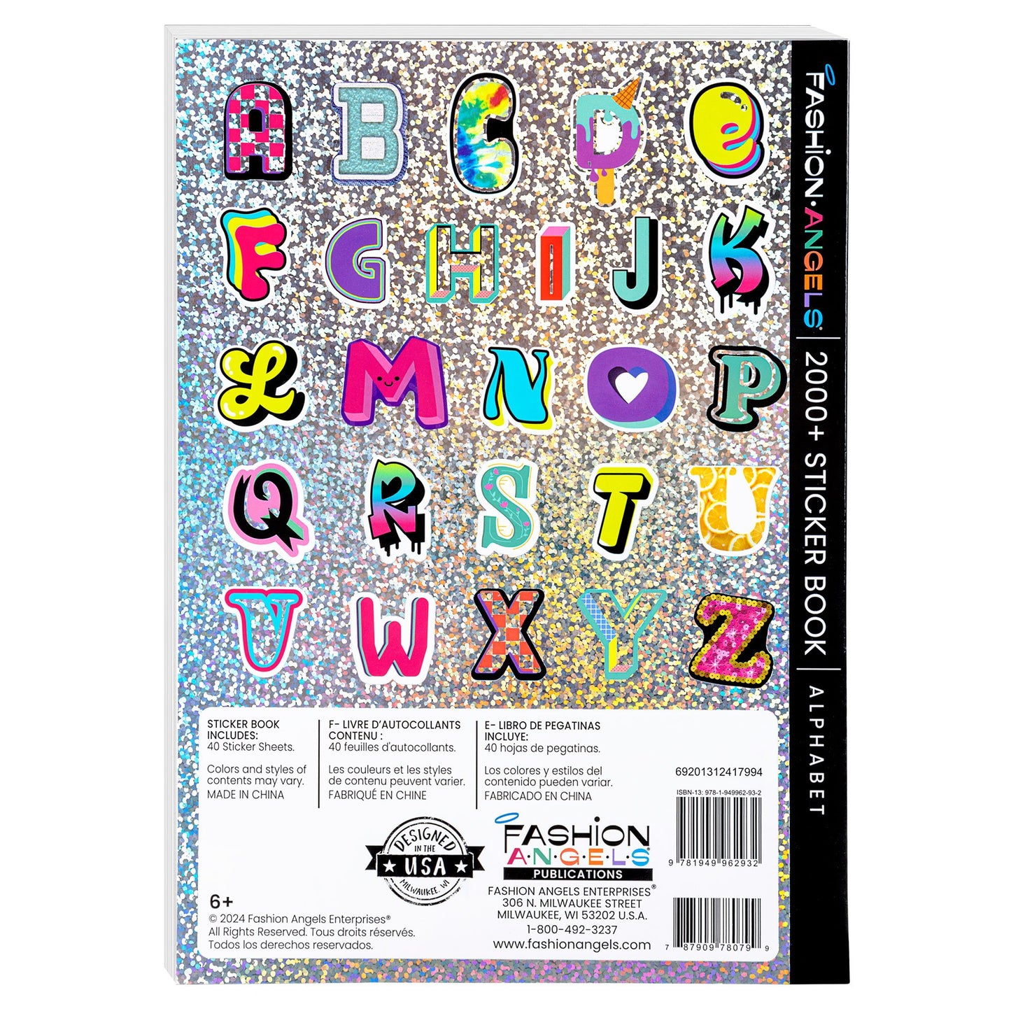 Fashion Angels 2000+ Alphabet Sticker Book