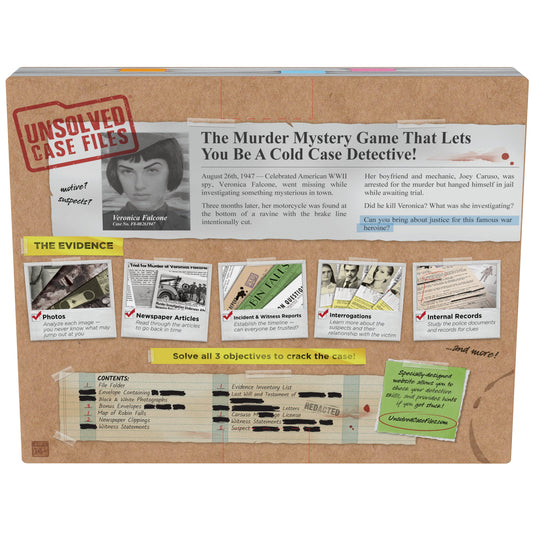 Unsolved Case Files Veronica Falcone Case