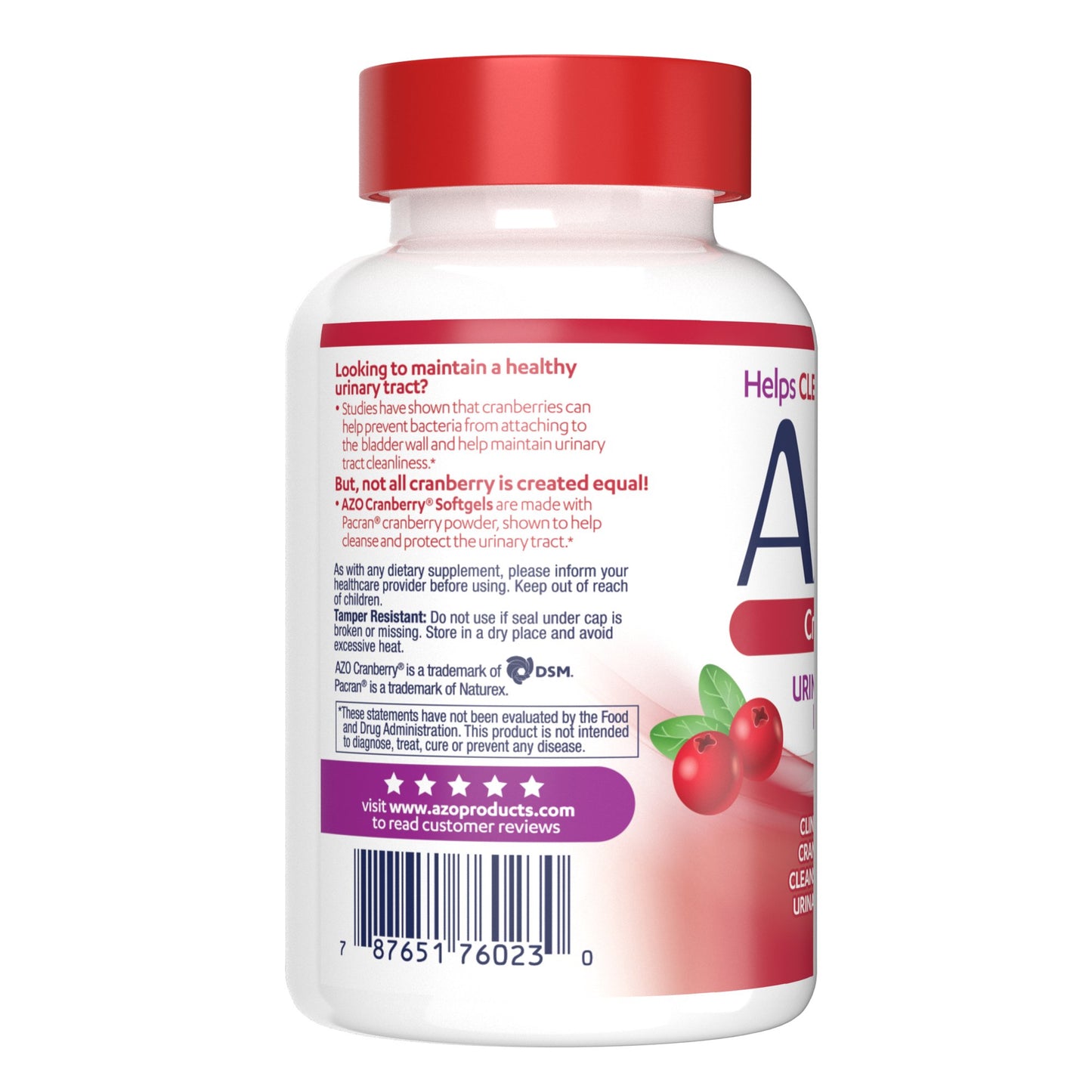 Azo Daily Cranberry Urinary Tract Health - Softgels