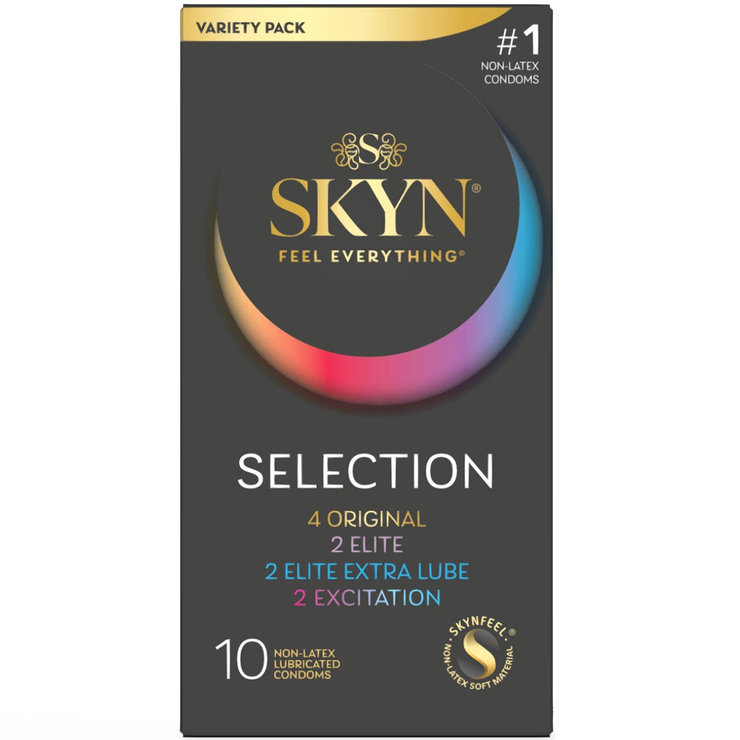 SKYN Feel Everything Selection Non-Latex Condoms Variety Pack