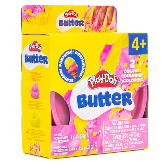 Play-Doh Pink & Yellow Scented Butter Compound
