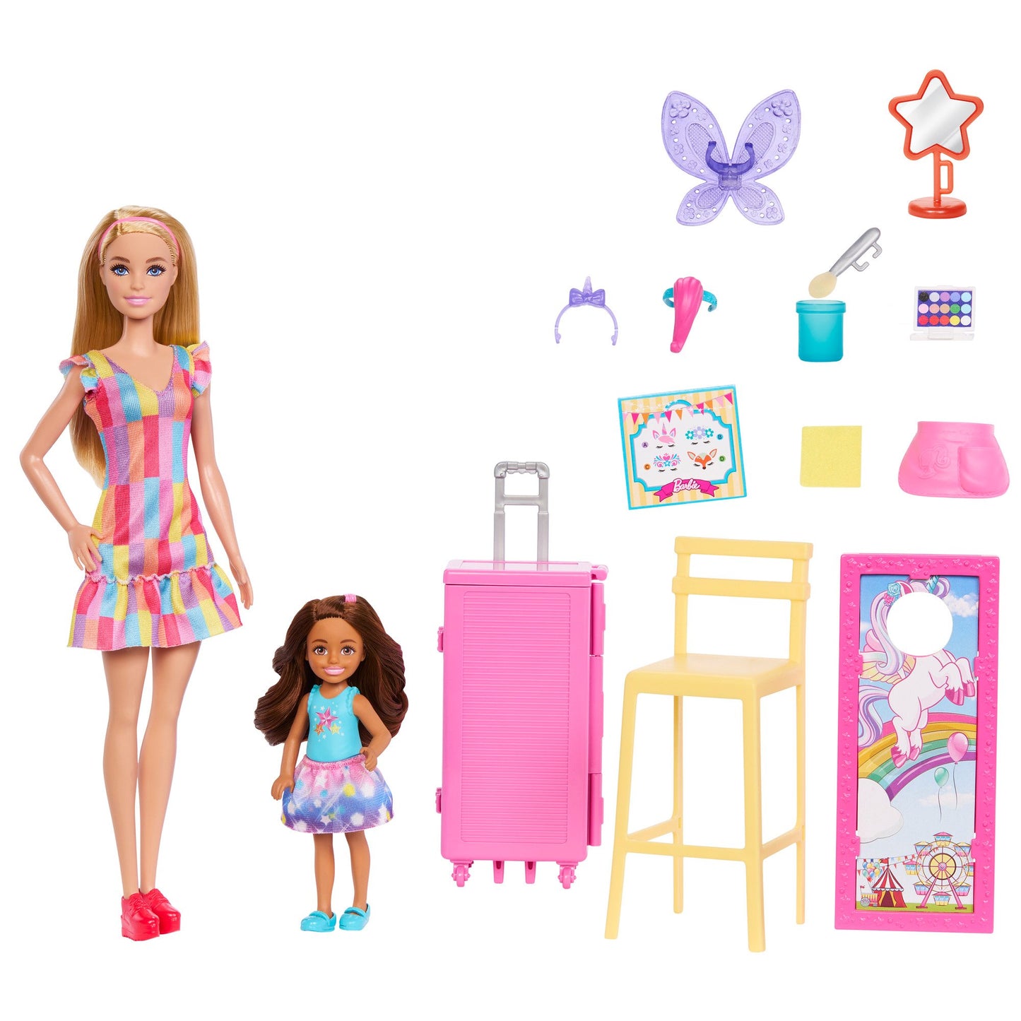Barbie Carnival Face Paint Doll Playset