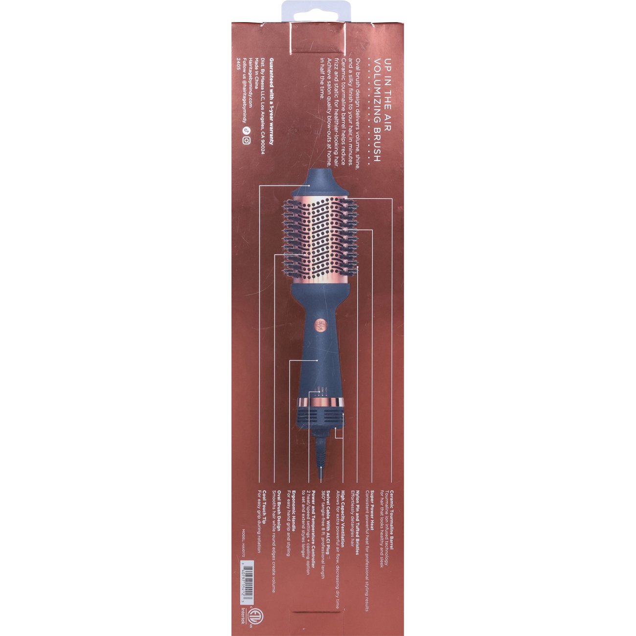 Hairitage Up in the Air Volumizing Styling Brush