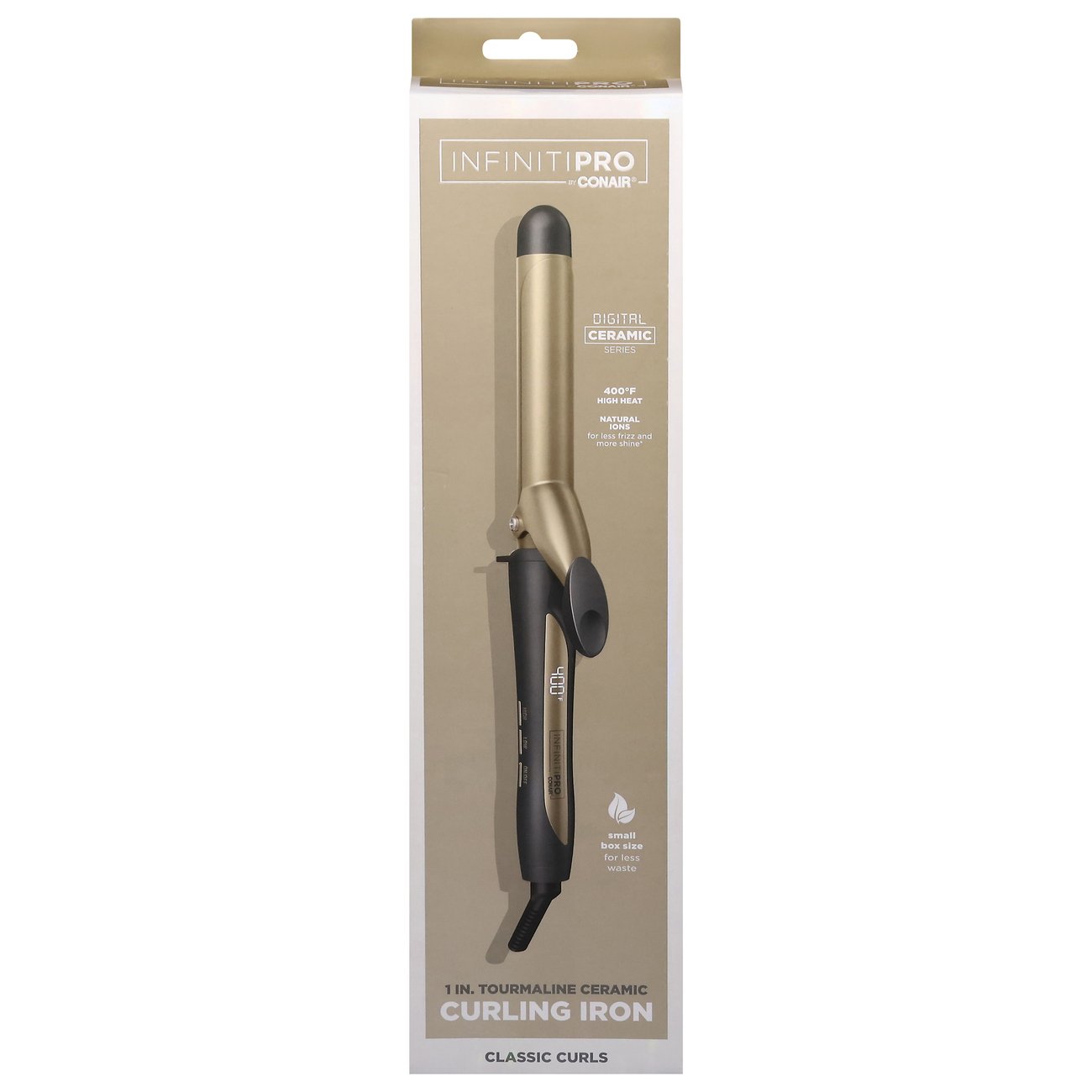Conair Infinitipro 1in Digital Ceramic Curling Iron