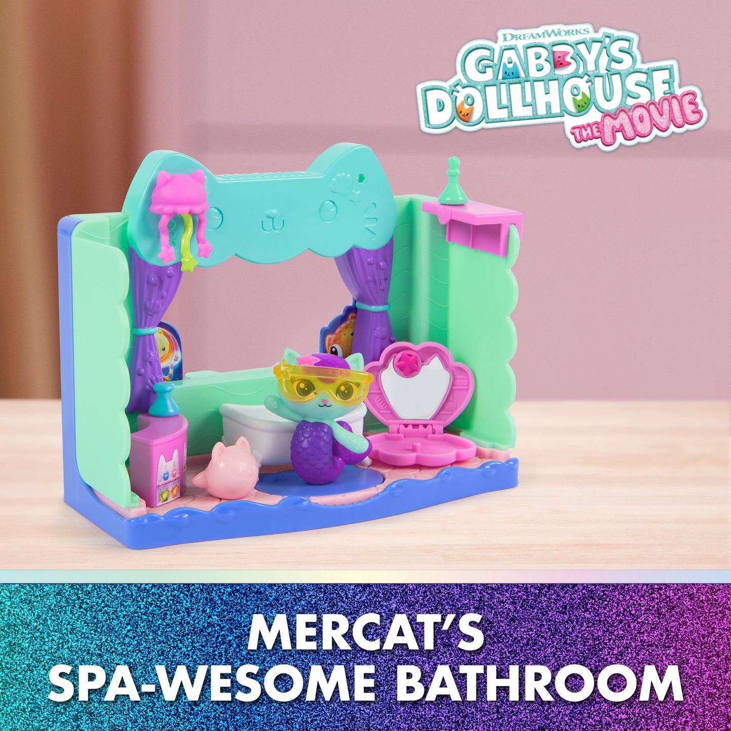 Gabby's Dollhouse The Movie MerCat's Spa-wesome Bathroom