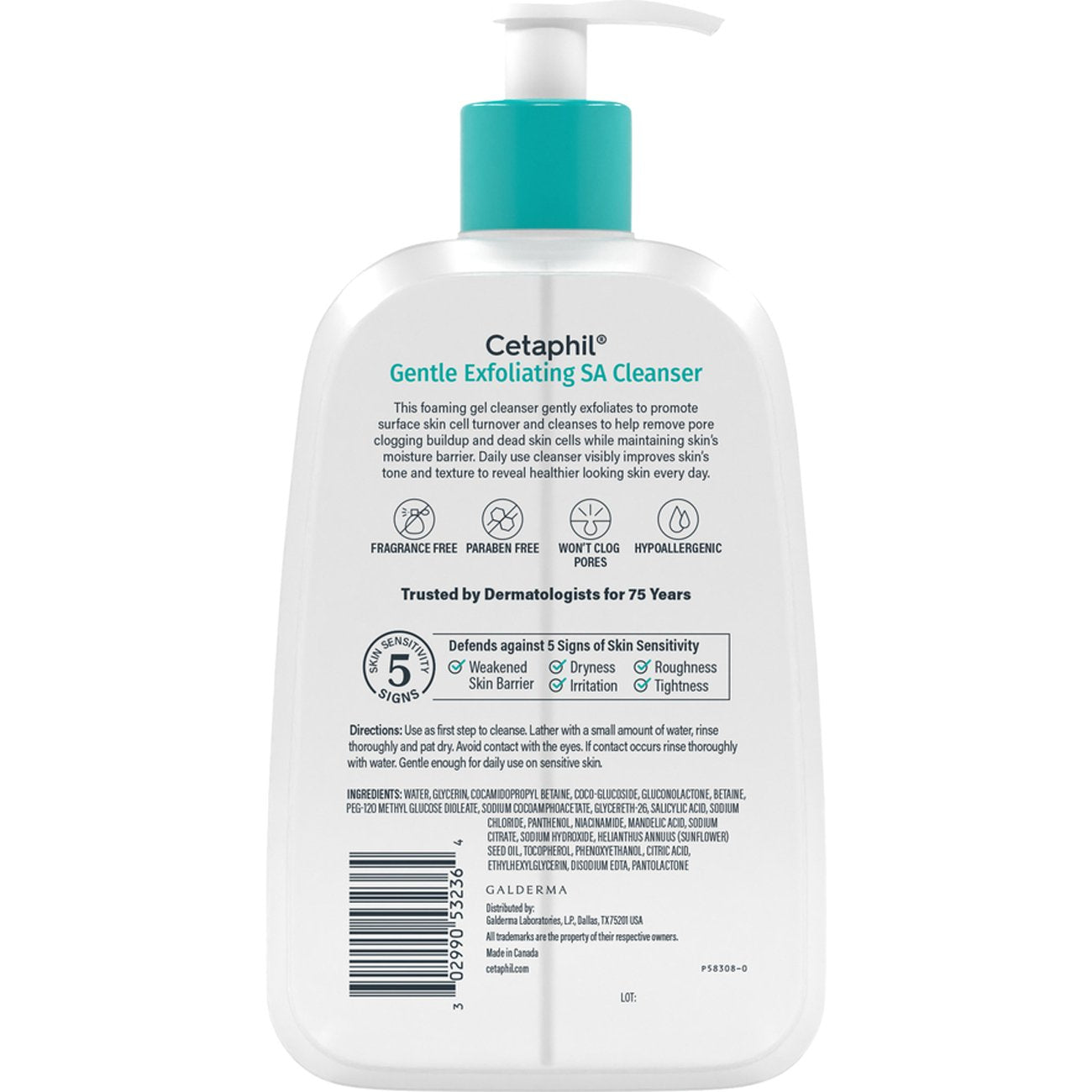 Cetaphil Gentle Exfoliating Salicylic Acid Cleanser