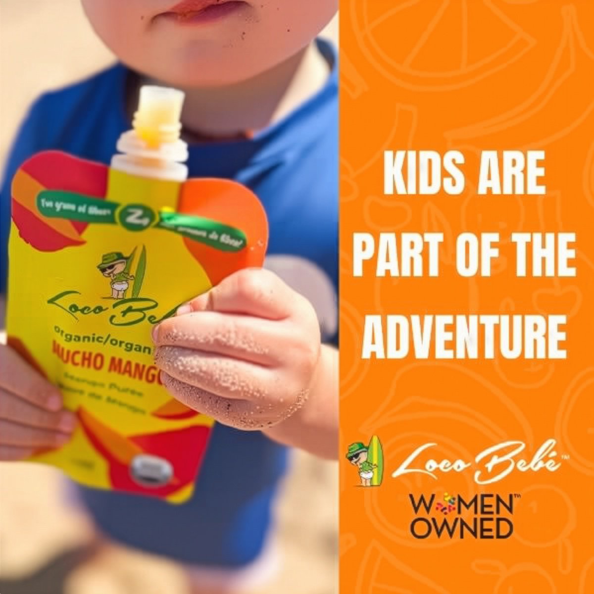 Loco Bebe Organic Baby Food Purée - Mucho Mango