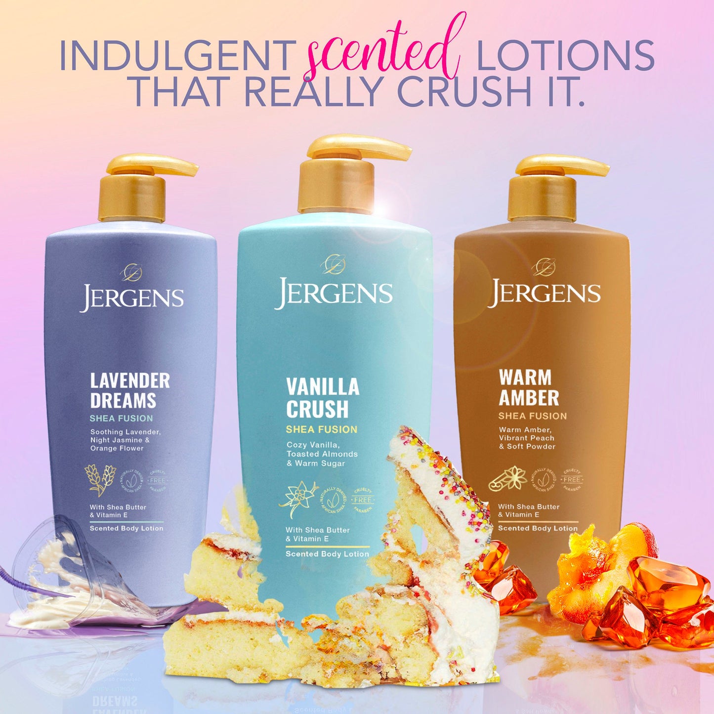Jergens Shea Fusion Lotion - Vanilla Crush