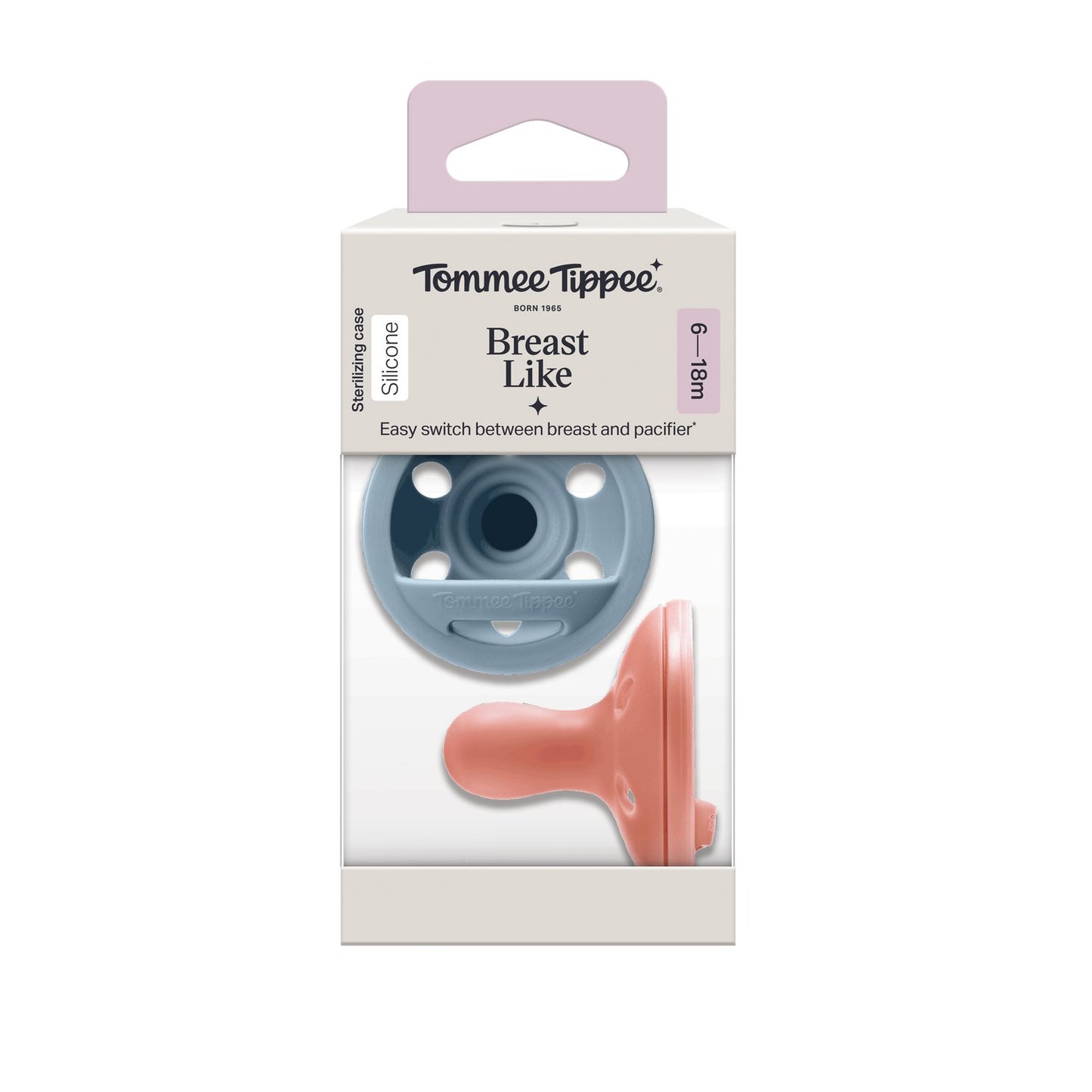 Tommee Tippee Breast Like Pacifiers for 6-18 Months