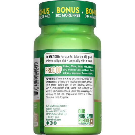 Nature's Truth Vitamin D3 1000 IU Softgels
