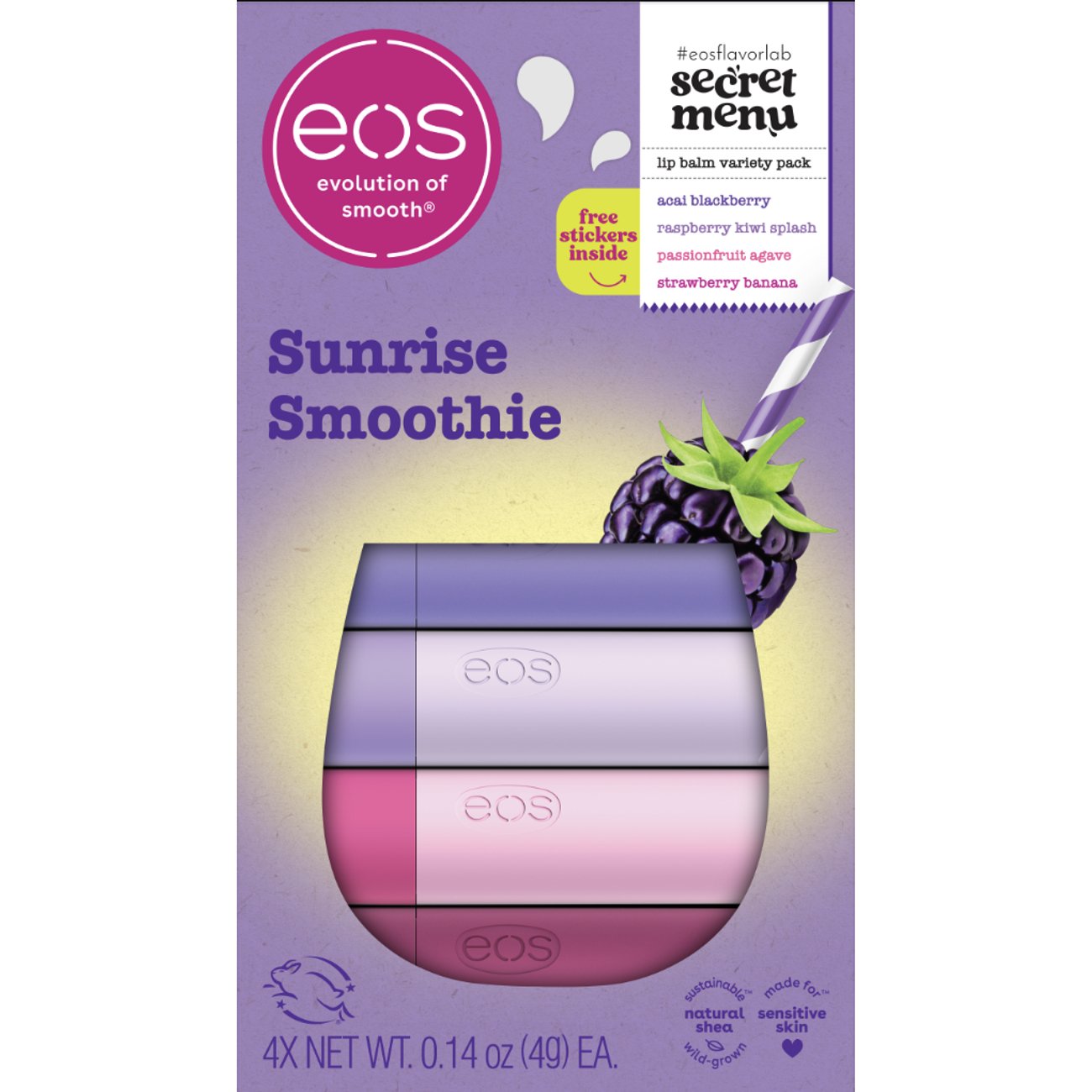 eos Lip Balm Variety Pack - Sunrise Smoothie