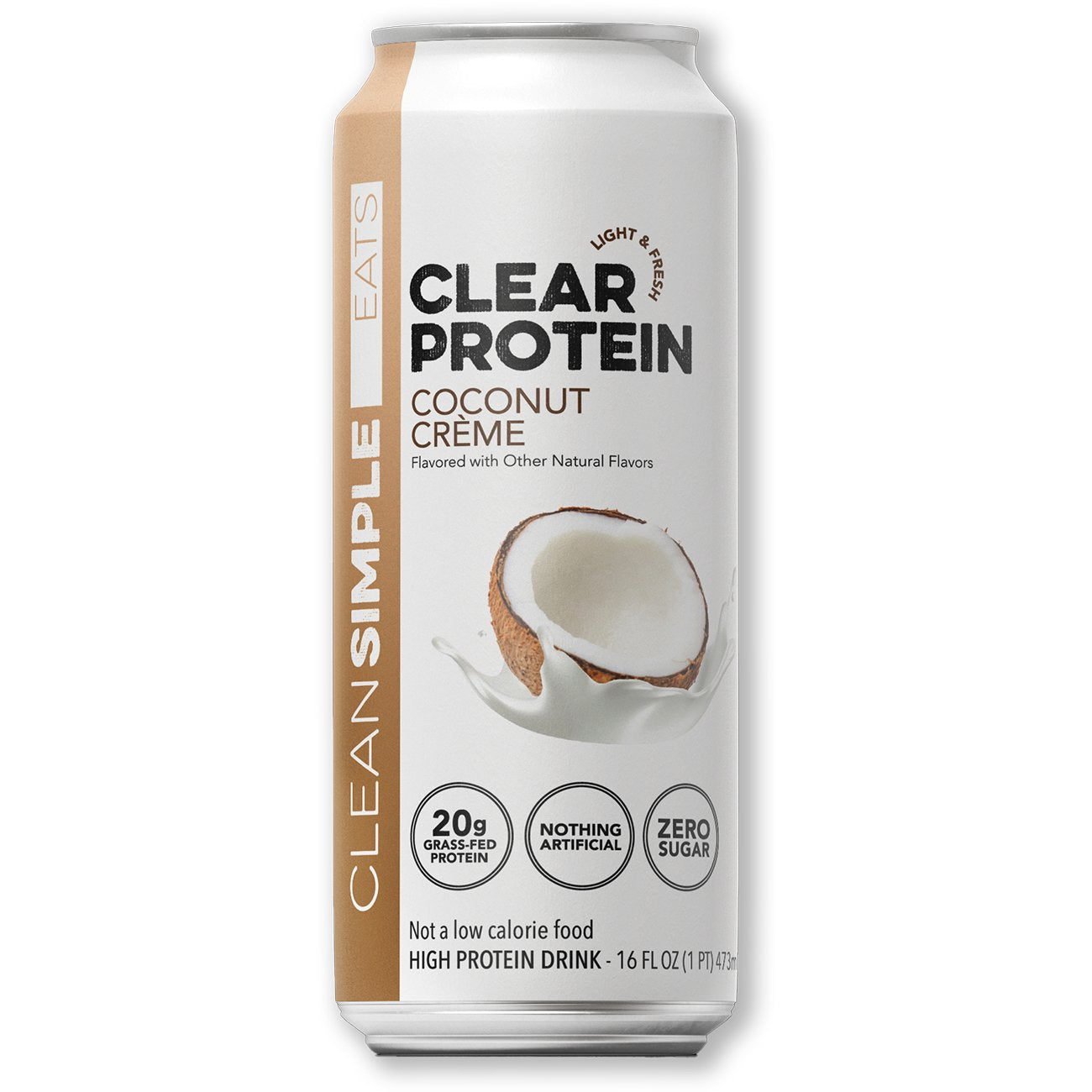 Clean Simple Eats Clear 20g Protein Drink - Coconut Crème