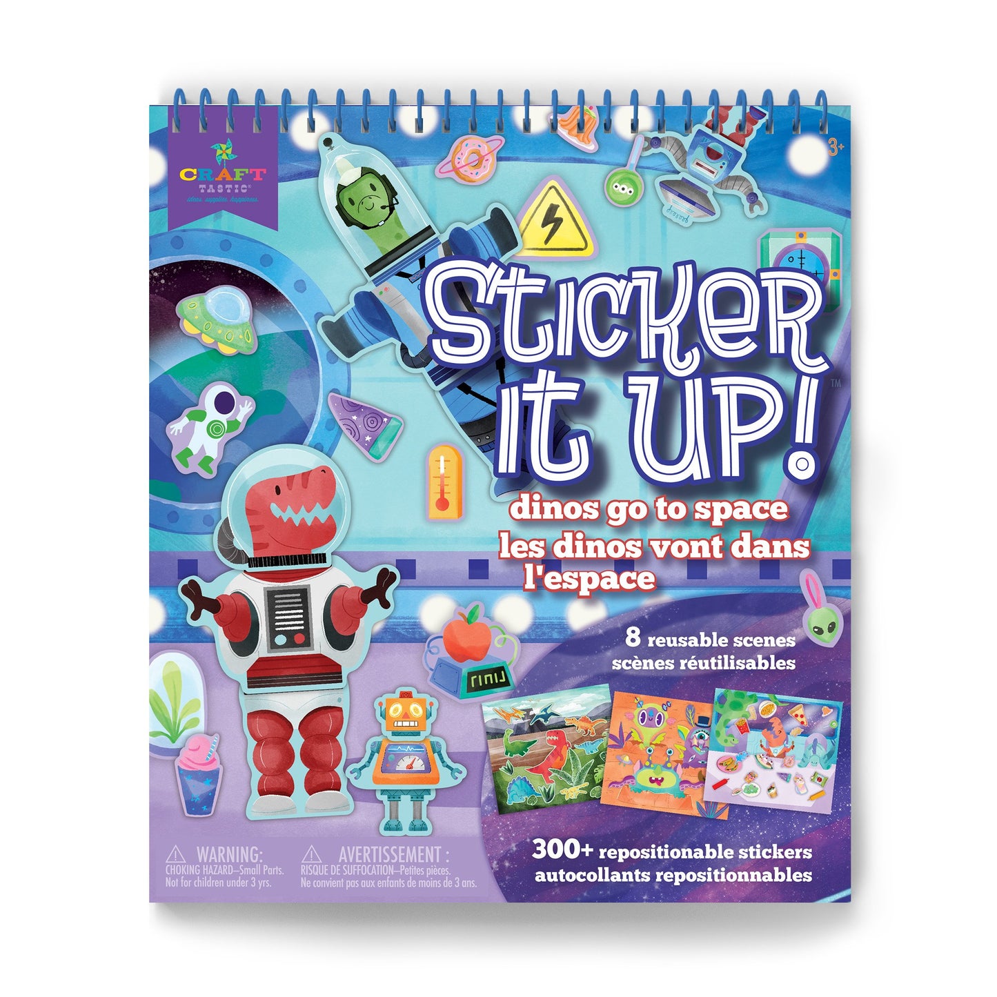 PlayMonster Sticker It Up! Dinos Go to Space
