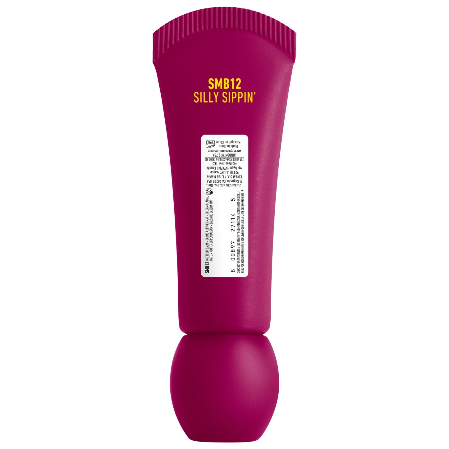 NYX Smushy Matte Lip Balm - Silly Sippin'