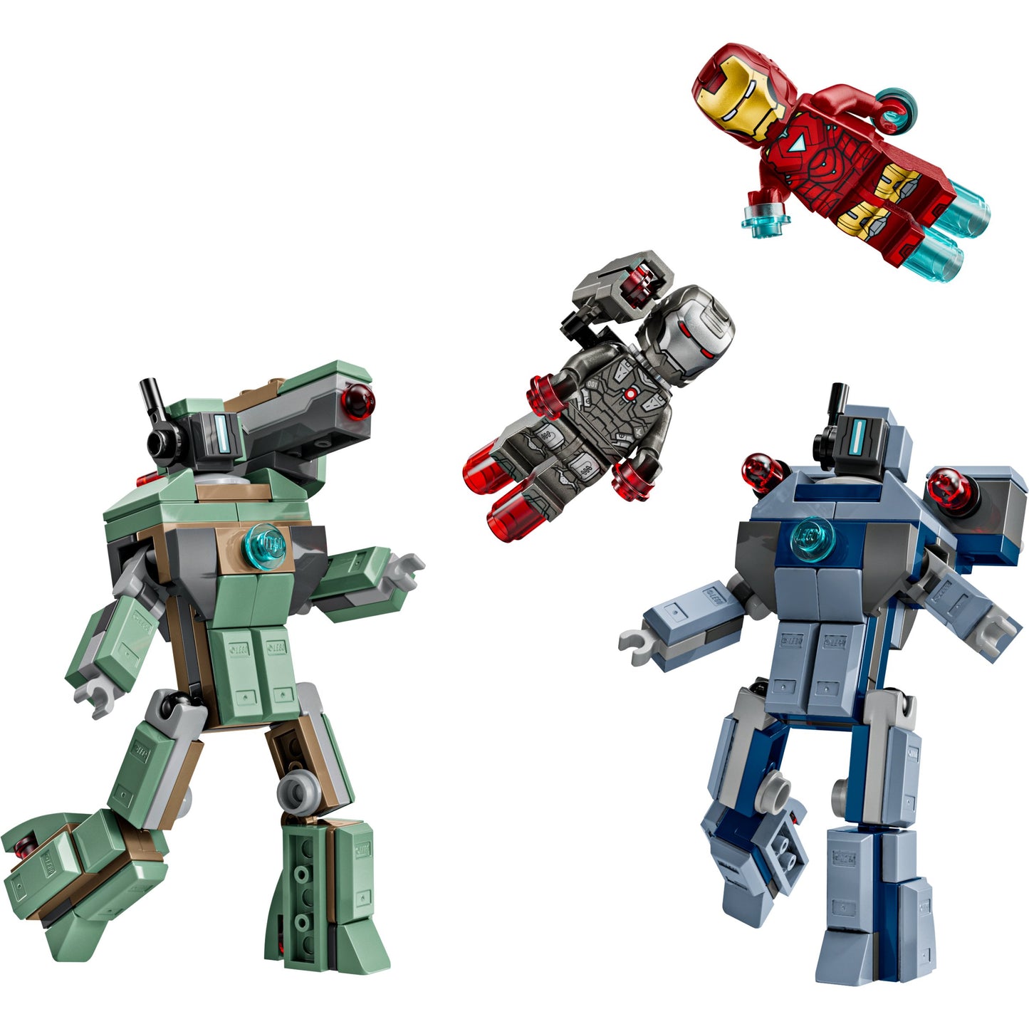 LEGO Marvel Iron Man & War Machine vs Hammer Drones Set