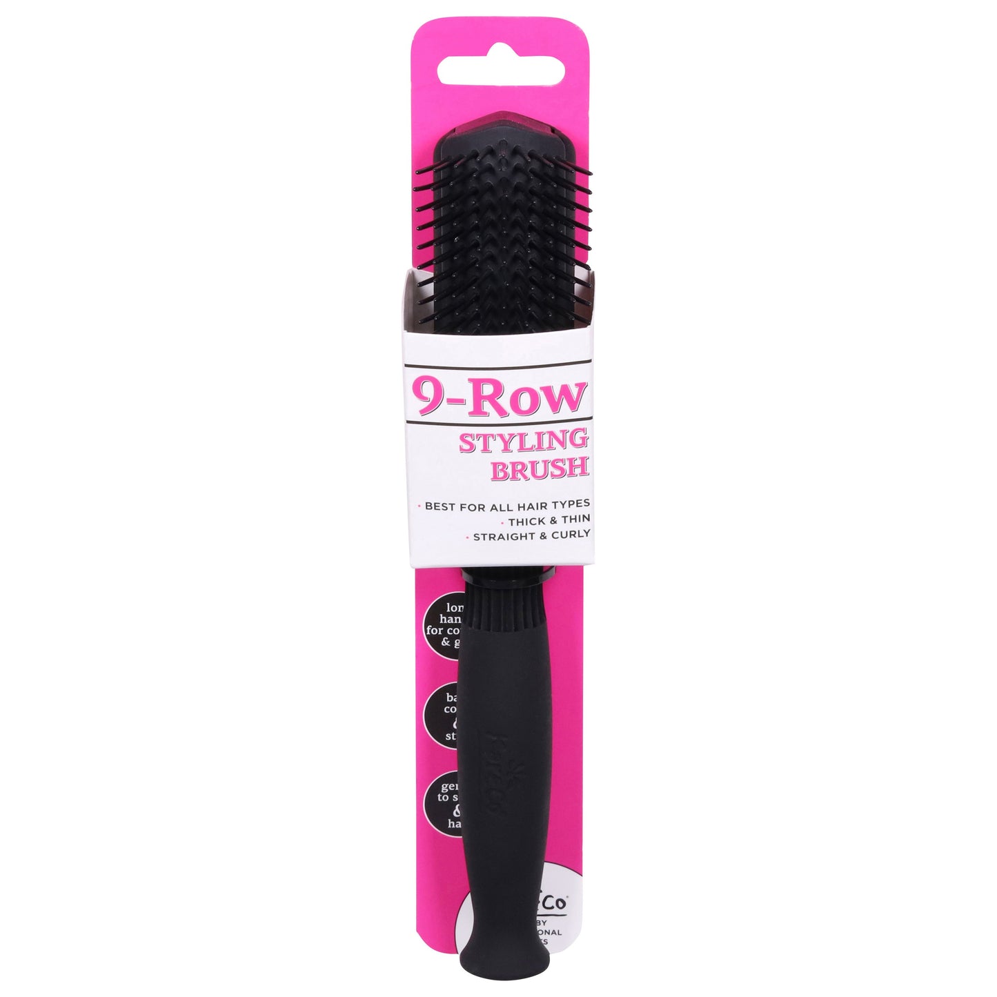 KareCo All Hair Types 9 Row Styling Brush